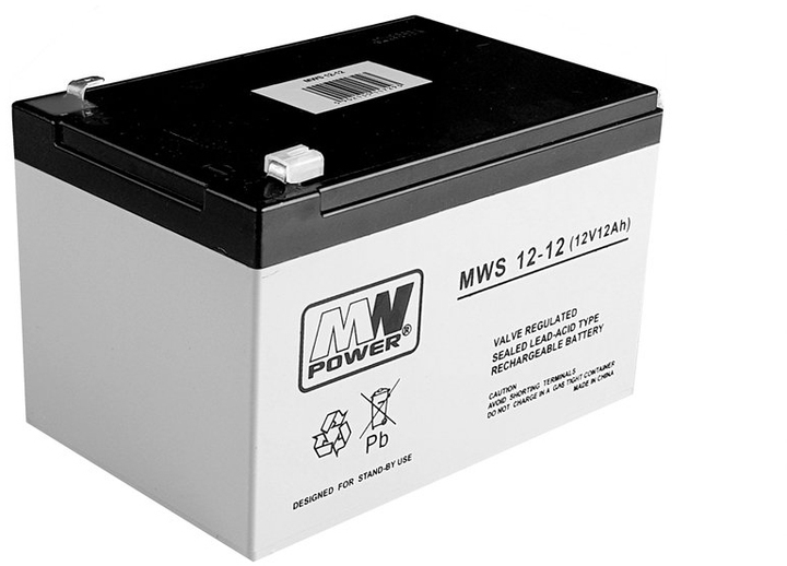 Akumulator żelowy LEAN Toys AGM do auta na akumulator 12V/12Ah 4960 (5907625588270) - obraz 1