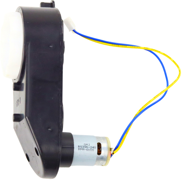 Silnik skrętu LEAN Toys do auta SX1928 24V 6000RPM Black 5496 (5903802451221) - obraz 2