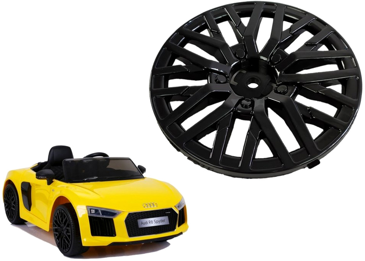 Ковпак LEAN Toys для Audi R8 з акумулятором Black 7401 (5908275999140) - зображення 1