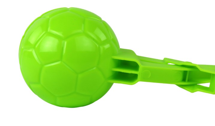 Maszynka do robienia śnieżek LEAN Toys Śnieżkomat Wzór Piłki Zielona (5905991004189) - obraz 5