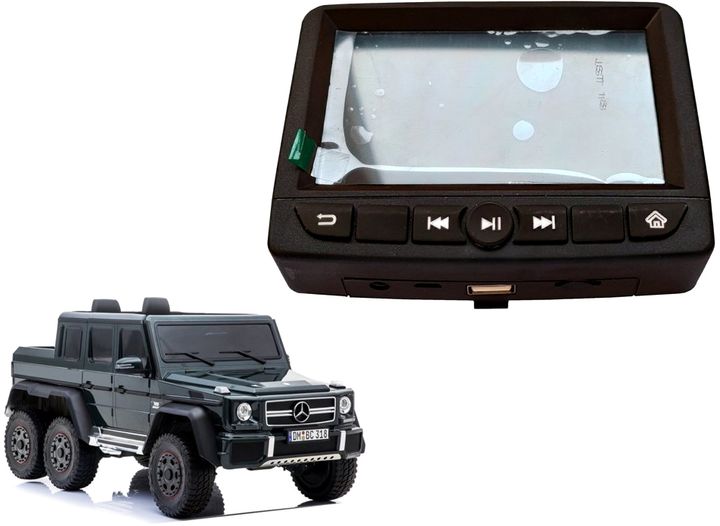 Panel LEAN Toys do auta Mercedes G63 SX1888 LCD MP4 na akumulator 8178 (5903802455441) - obraz 1