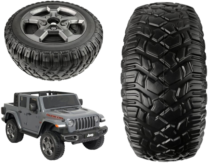 Koło LEAN Toys do auta Jeep 6768R 9367 (5904204753807) - obraz 2