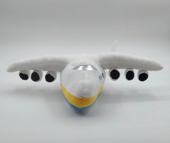 М'яка іграшка реактивний літак Мрія Ан-225, довжина 45 см. - зображення 8