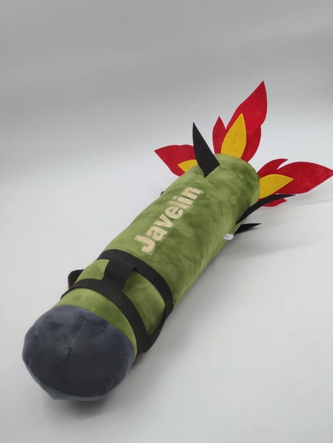 М'яка патріотична іграшка ракета Джавелин, Javelin, довжина 50 см - Фото 9 М'яка патріотична іграшка ракета Джавелин, Javelin, довжина 50 см - зображення 9