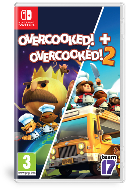 Gra Nintendo Switch Overcooked + Overcooked 2 Double Pack (Kartridż) (5056208806062) - obraz 1
