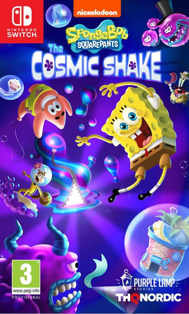Gra Nintendo Switch SpongeBob SquarePants The Cosmic Shake (Kartridż) (9120080077578) - obraz 1
