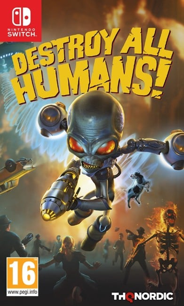Gra Nintendo Switch Destroy All Humans (Kartridż) (9120080076557) - obraz 1