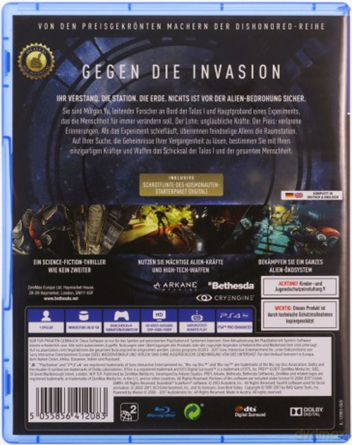 Гра PlayStation 4 Prey GER/Multi in game (Blu-ray диск) (5055856412083) - зображення 2