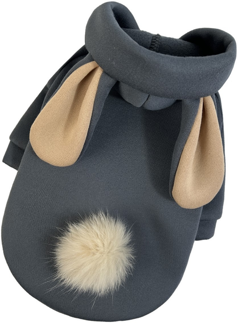 Photos - Dog Clothing Dogs Bomba Толстовка Зайчик  Y-202/3 Сіра  (Y-202/3)