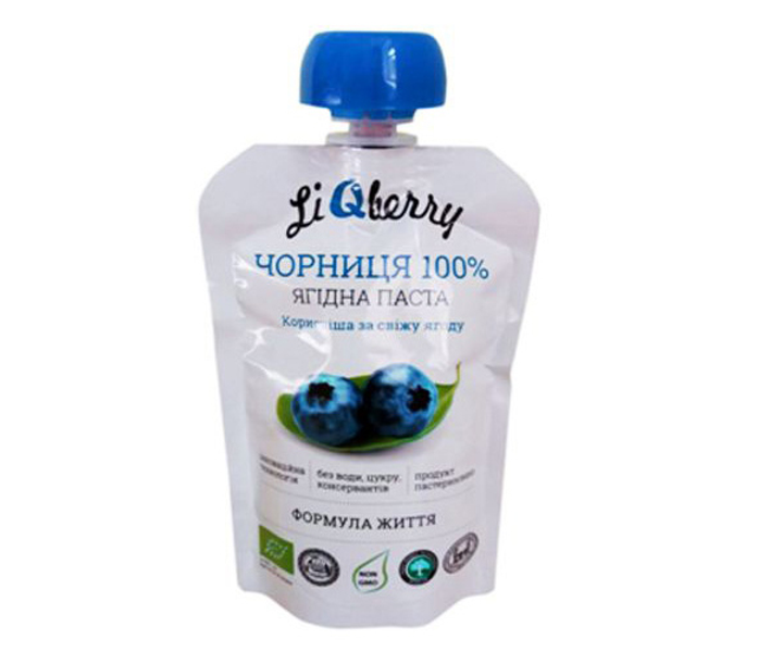 Черничная паста LiQberry 100 мл – ROZETKA | Купить Черничная паста ...