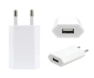 Адаптер перехідник USB 220V 1А зарядка 9600 AR-600 Білий - Фото 2 Адаптер перехідник USB 220V 1А зарядка 9600 AR-600 Білий - зображення 2