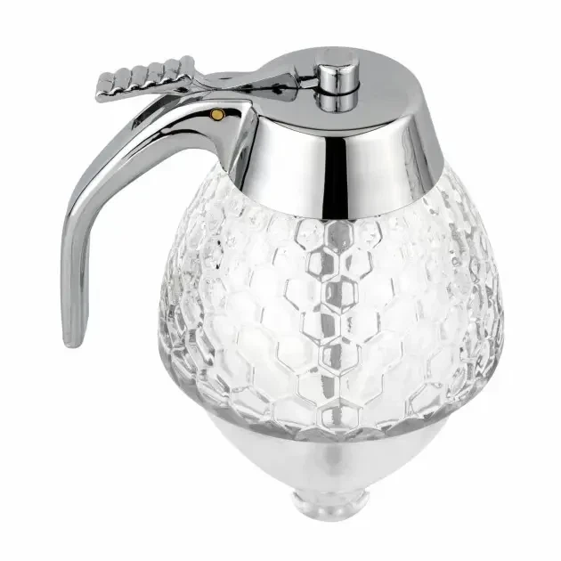 Бутылка диспенсер для меда Honey Dispenser (соусов) Колба дозатор для варки ручной на подставке - изображение 9