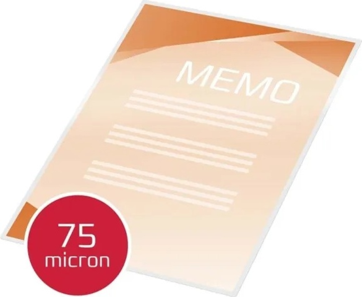 Folie do laminowania GBC błyszczące 2 x 75 mikronów A5 100 szt. (33816030930) - obraz 3
