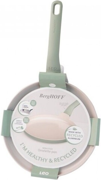 Patelnia do omletów Berghoff Balance Green 25 cm (5413821363776) - obraz 2