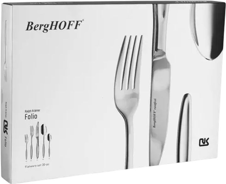 Zestaw sztućców BergHOFF Folio 30 elementów (5413821059143) - obraz 5