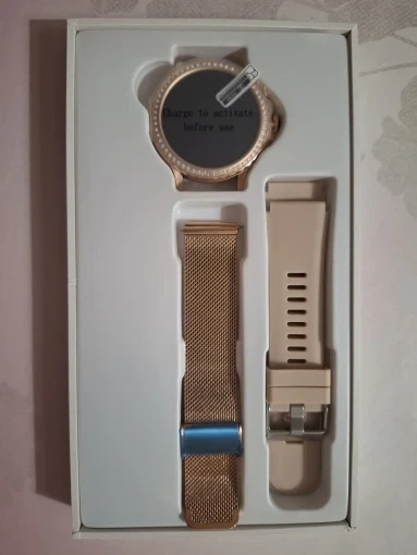 Смарт годинник MELANDA Rosegold NX19 для жінок/ рожеві - зображення 6