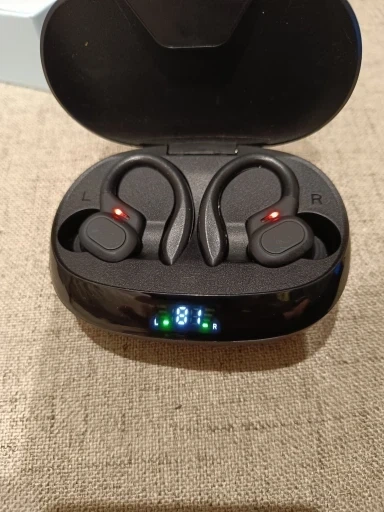 Вакуумні bluetooth-навушники Ture TWS для спорту чорні/ Lite - зображення 8