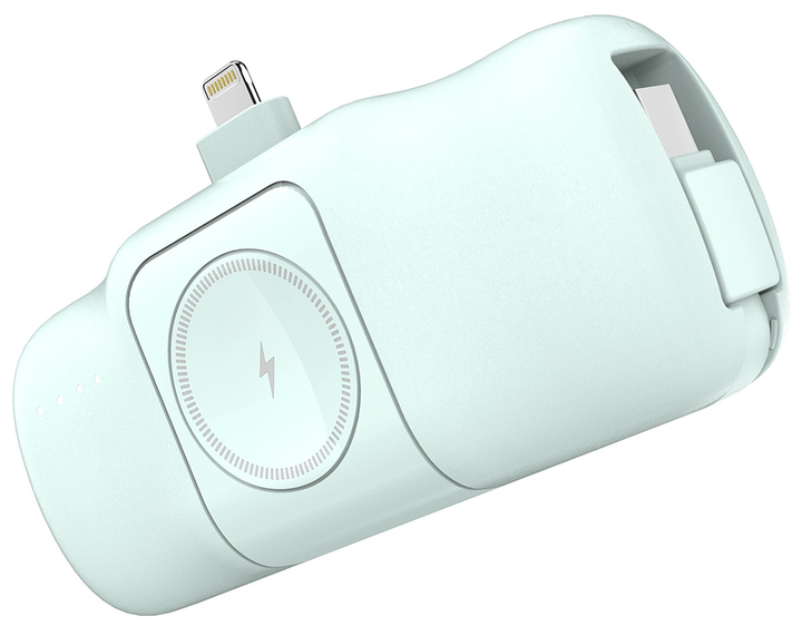 Powerbank Wozinsky WF16-YLS 5000mAh 15W Lightning Zielony (WF16-YLS_GRE) - obraz 3