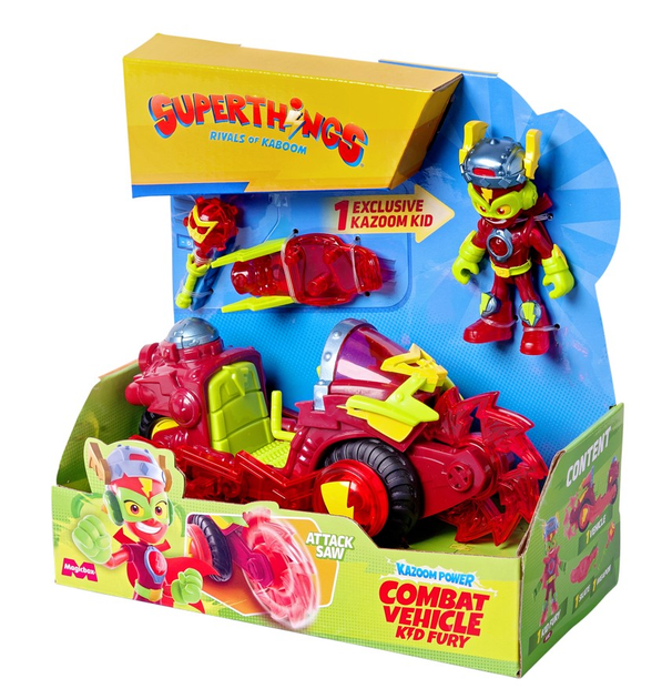 Zestaw zabawek Magic Box Toys Polska Super Things combat vehicles fury (252262) - obraz 1
