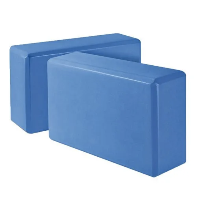 Блок для йоги York Fitness синий 23x15x7 5 см для растяжки йоги пилатеса - изображение 9