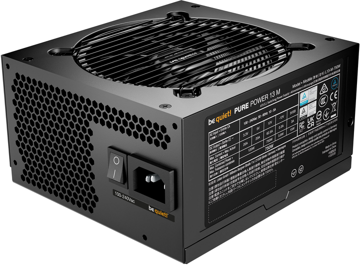 Блок питания be quiet! Pure Power 13 M 750 Вт (BP026EU) - изображение 2