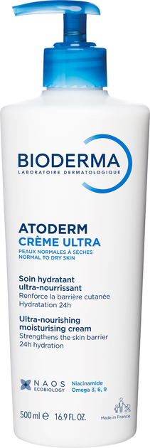 Крем для лица и тела Bioderma Atoderm Ультра 500 мл (3701129805343) 
