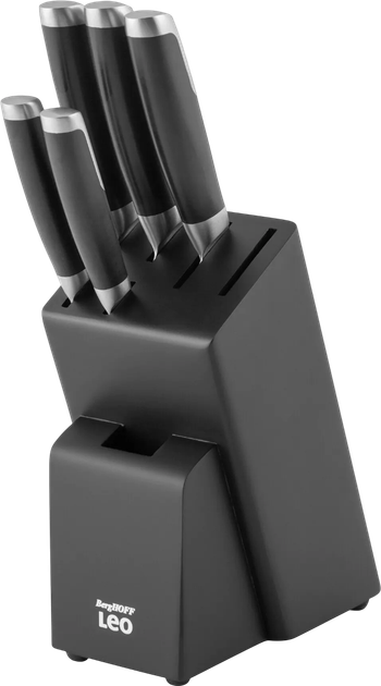 Набір ножів BergHOFF Graphite у блоці 6 елементів (5413821342535) - зображення 1