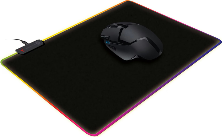 Podkładka gamingowa Varr Pro-Gaming LED Speed (5907595448888) - obraz 2