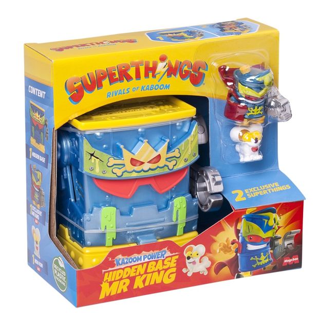 Zestaw do zabawy Magic Box Toys Polska Super Things  hidden base mr  king (252260) - obraz 2