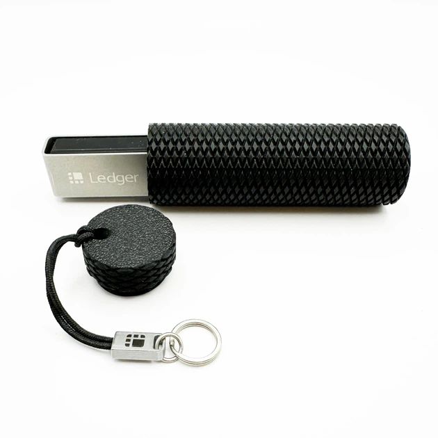 Чехол капсула CryptoSafe Capsule для Ledger Nano S / S Plus / X, Чёрный - изображение 4