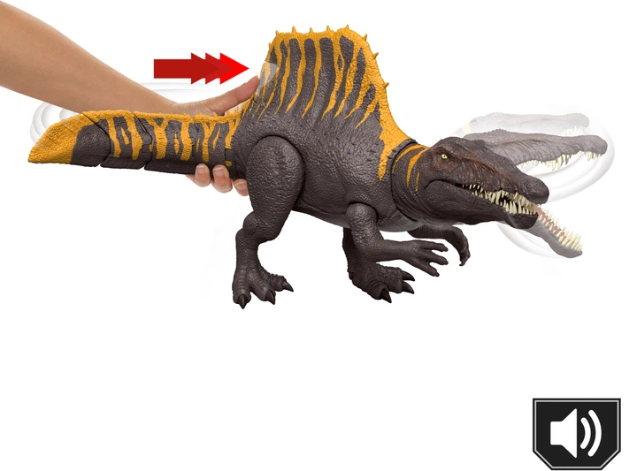 Фігурка Jurassic World Неймовірна атака Спінозавра з фільму Світ Юрського періоду (JGB56) (0194735309498) - зображення 5