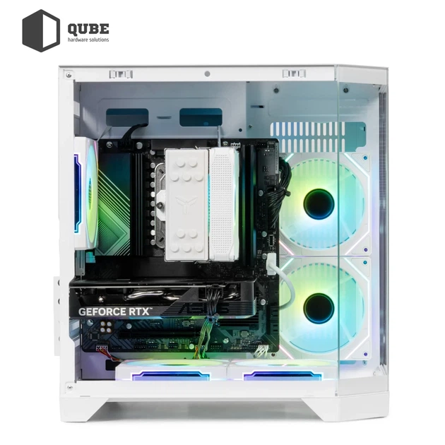 Корпус QUBE Crystal ARGB White (CRYSTAL_GWNU3) - изображение 7