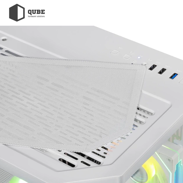 Корпус QUBE Crystal ARGB White (CRYSTAL_GWNU3) - изображение 13