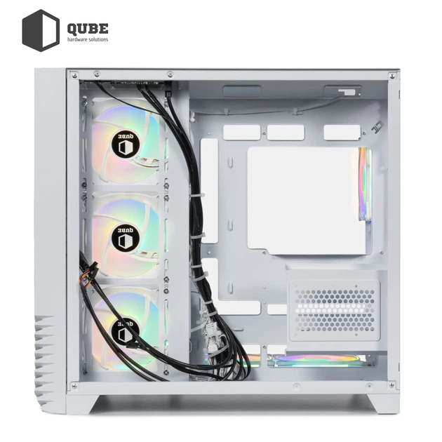 Корпус Qube MIRAGE 7ARGB BTF White (MIRAGE_GWNU3) - зображення 9