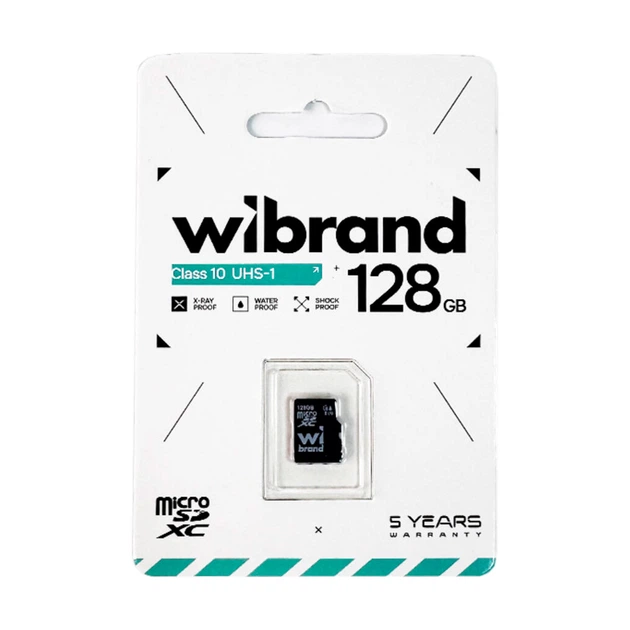 Карта памяти Wibrand 128GB microSD class 10 (WICDHU1/128GB) - изображение 2