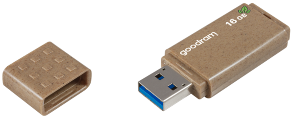 Flash Drive Goodram UME3 16GB USB 3.2 Eco Friendly (UME3-0160EFR11) - Фото 2 Flash Drive Goodram UME3 16GB USB 3.2 Eco Friendly (UME3-0160EFR11) - изображение 2
