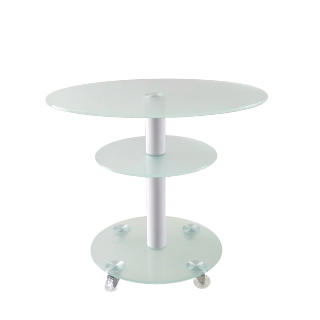 Стіл журнальний овальний Commus Bravo Standart O sss-wtm60 (білий) - зображення 7