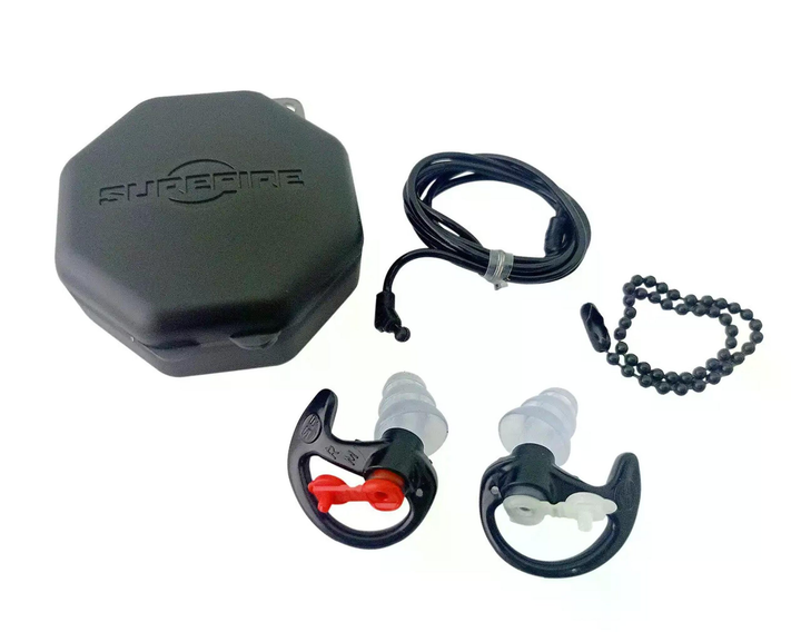 Тактичні беруші SureFire EP4 Sonic Defenders Plus Medium, SNR 19-27 дБ, гіпоалергенний медичний полімер, Чорний (SFEP4-BK-LPR) - Фото 3 Тактичні беруші SureFire EP4 Sonic Defenders Plus Medium, SNR 19-27 дБ, гіпоалергенний медичний полімер, Чорний (SFEP4-BK-LPR) - зображення 3