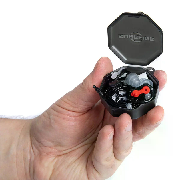Тактичні беруші SureFire EP4 Sonic Defenders Plus Medium, SNR 19-27 дБ, гіпоалергенний медичний полімер, Чорний (SFEP4-BK-LPR) - Фото 4 Тактичні беруші SureFire EP4 Sonic Defenders Plus Medium, SNR 19-27 дБ, гіпоалергенний медичний полімер, Чорний (SFEP4-BK-LPR) - зображення 4