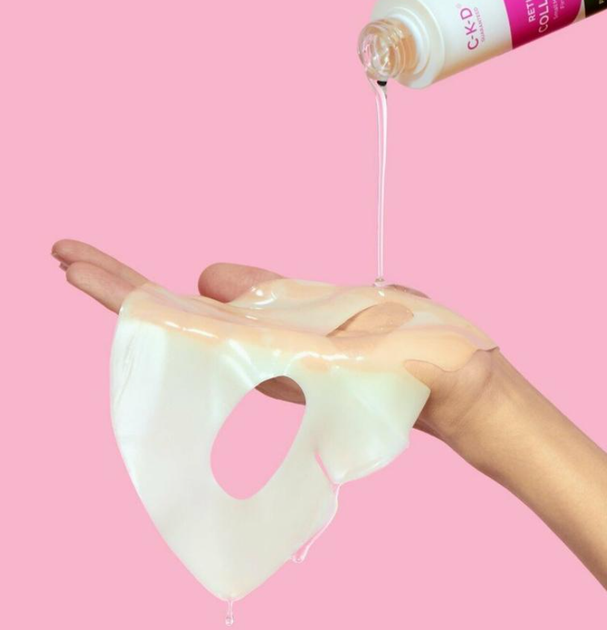 Підтягувальна колагенова маска CKD Retino Collagen Small Molecule 300 Pore&Elasticity Mask - Фото 6 Підтягувальна колагенова маска CKD Retino Collagen Small Molecule 300 Pore&Elasticity Mask - зображення 6