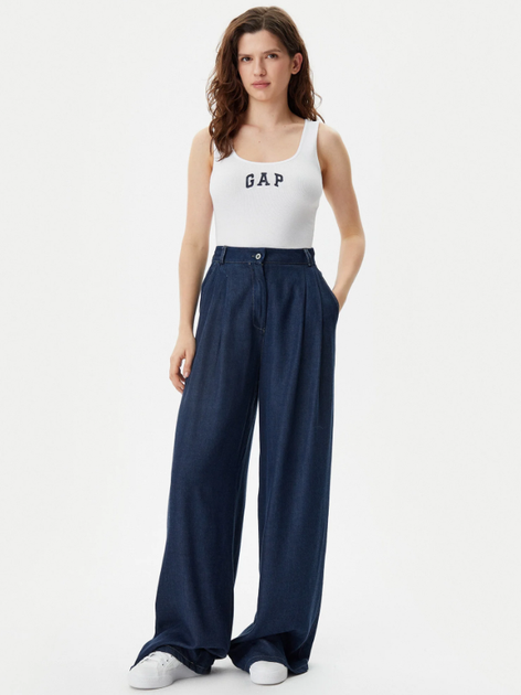 Майка жіноча GAP 585421-01 XS Біла (1200049559401) - зображення 3