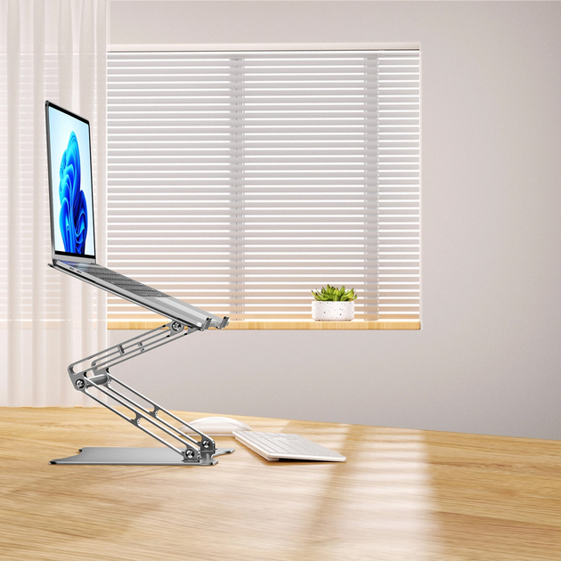 Podstawka pod laptopa Wozinsky WRS-CPY75DSS Silver (5907769364631) + Podstawka do smartfona gratis! - obraz 10