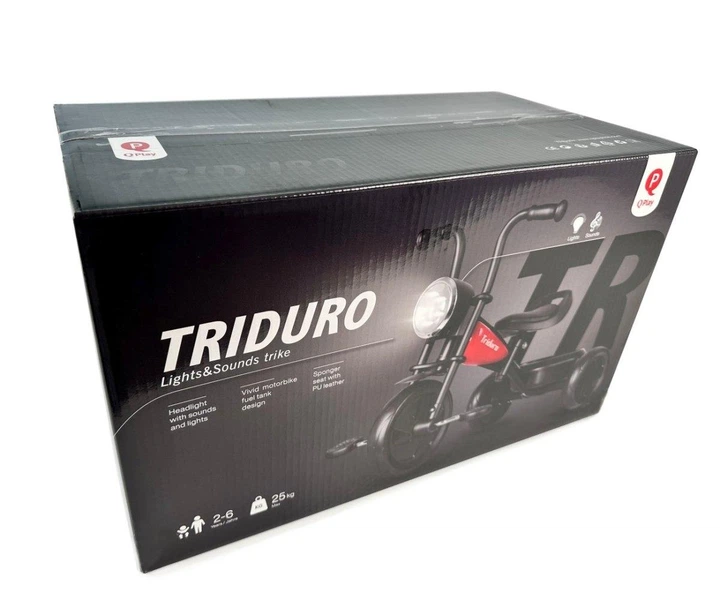 Детский 3-колесный велосипед Qplay Triduro Red 5905, 5061047481509 - изображение 11