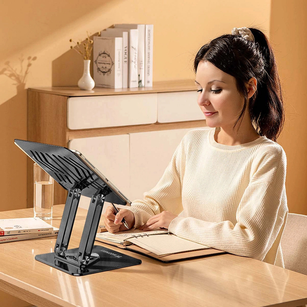 Podstawka pod laptopa Wozinsky WRS-CPY84SB 360 Black (5907769364600) + Podstawka do smartfona gratis! - obraz 10