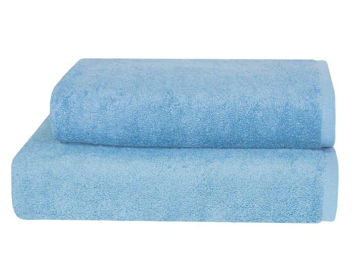 Полотенце Parisa Flat Cotton - H-500 (500 г/м2) светло-голубой 50*90 - изображение 2