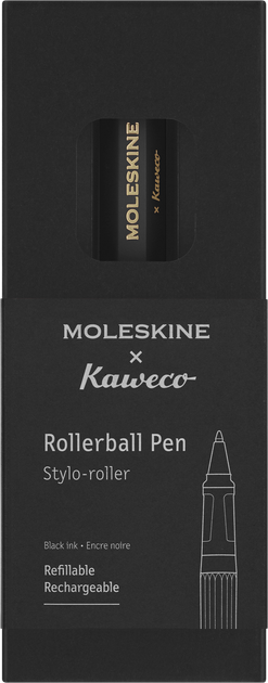 Ручка-ролер Moleskine x Kaweco 0,7 мм Черная (8056598854879) - Фото 4 Ручка-ролер Moleskine x Kaweco 0,7 мм Черная (8056598854879) - изображение 4