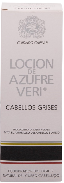 Lotion do siwych włosów Intea Azufre Veri przeciw wypadaniu 200 ml (8410895101058) - obraz 3