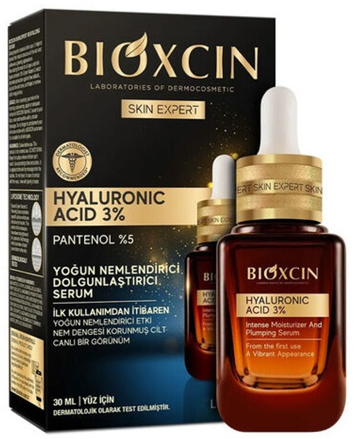 Сироватка із гіалуроновою кислотою Bioxcin 3% зволожувальна 30 мл (8680512632559) - зображення 1