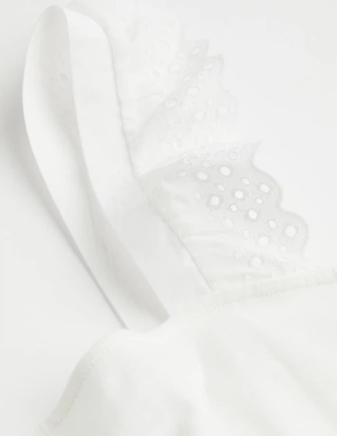 Майка H&M Ж1117870 (10680555) колір білий (Ж1117870 - 209415) - изображение 3