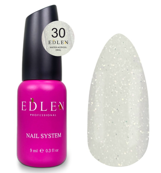 Гель Edlen Water Acrygel №30 Opal 30 мл - Фото 1 Гель Edlen Water Acrygel №30 Opal 30 мл - изображение 1